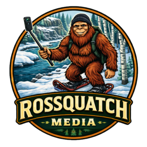 Rossquatch Media Snowshoe Logo